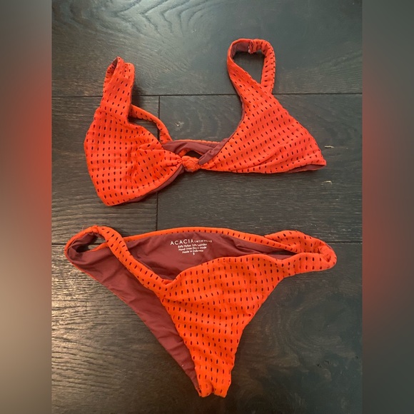 acacia swimwear Other - ACACIA SWIMWEAR SET: retail 215, selling for 90. Size small!